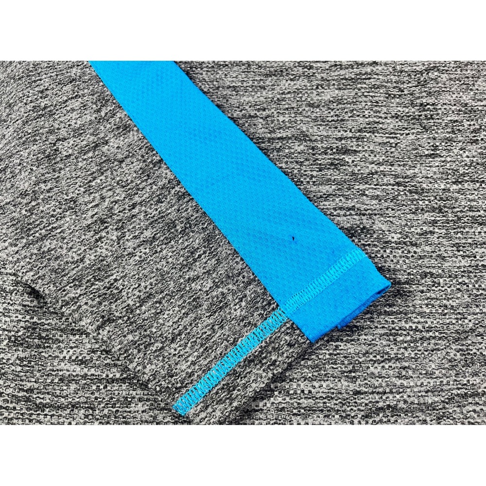 Antigua Carolina Panthers Mens Large Quarter Zip Pullover Grey Blue NFL - Picture 9 of 9